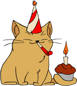 a birthday kitty